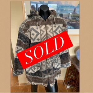 Southwest Cute Woolrich M/L wool jacket! EUC! USA!